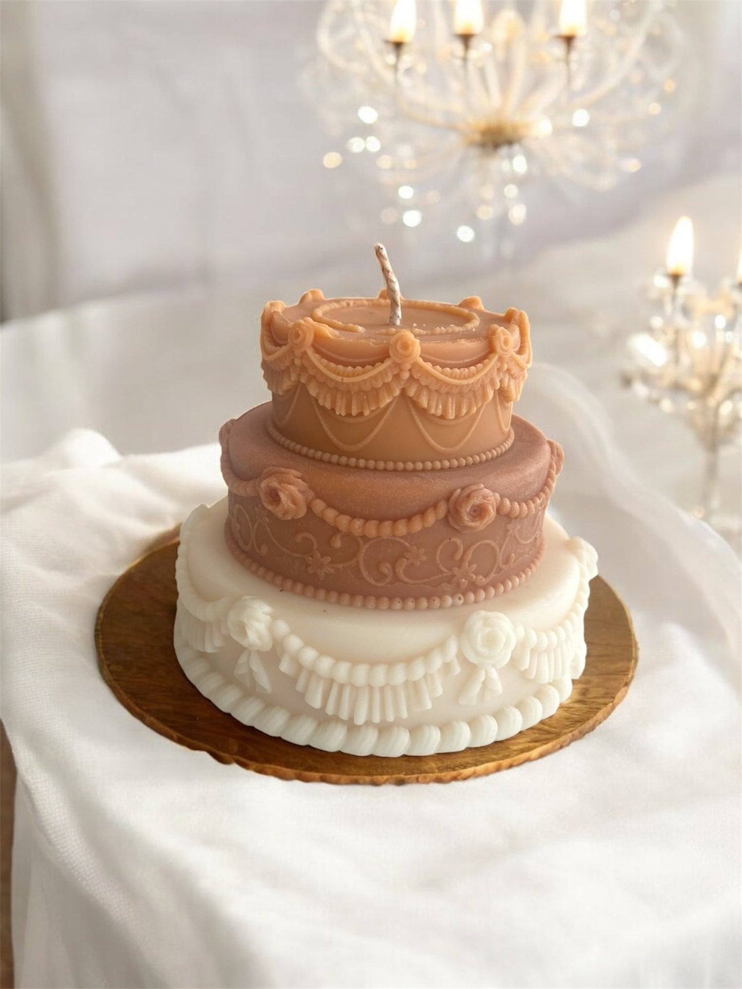 Creamy Bliss - Layered Cake Candle - AtelierCMXII