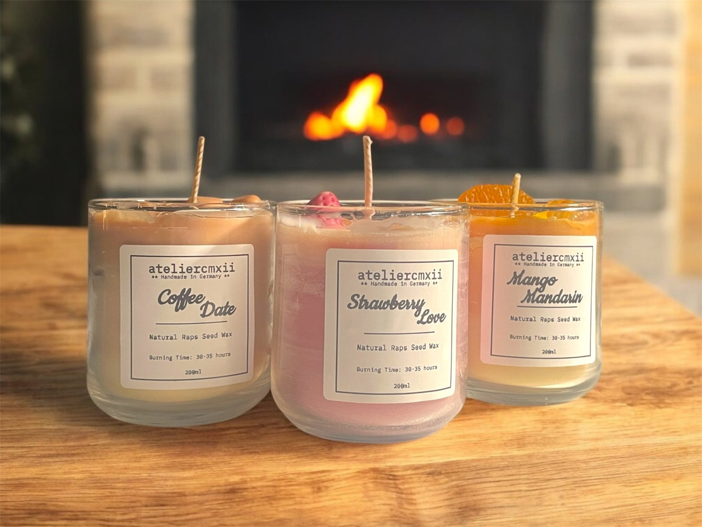 Strawberry Love iced candle - AtelierCMXII