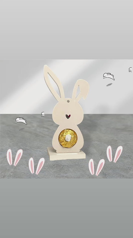 New Arrival: Easter Bunny Door Hanger/tealight holder