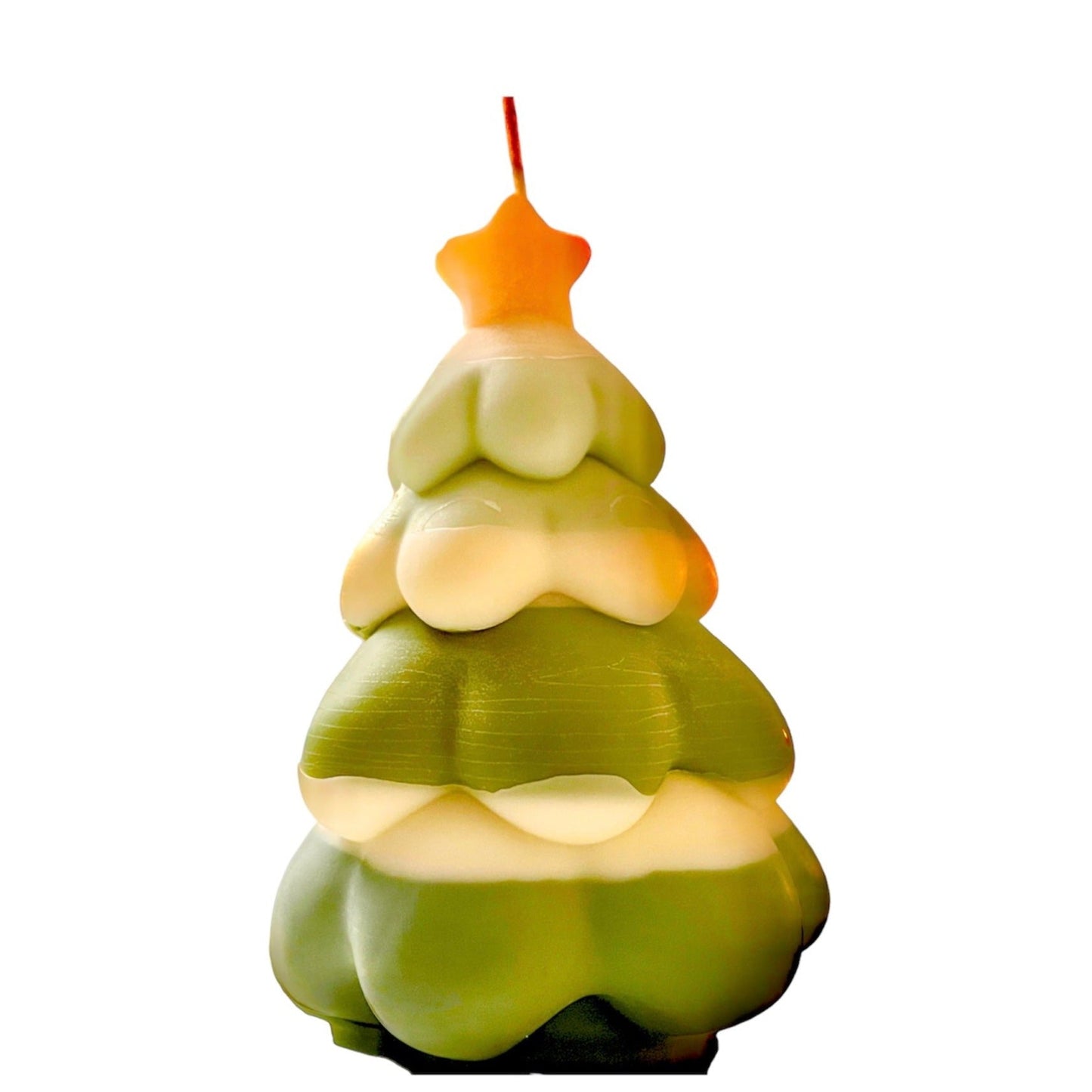 Layered Christmas Tree Candle - AtelierCMXII