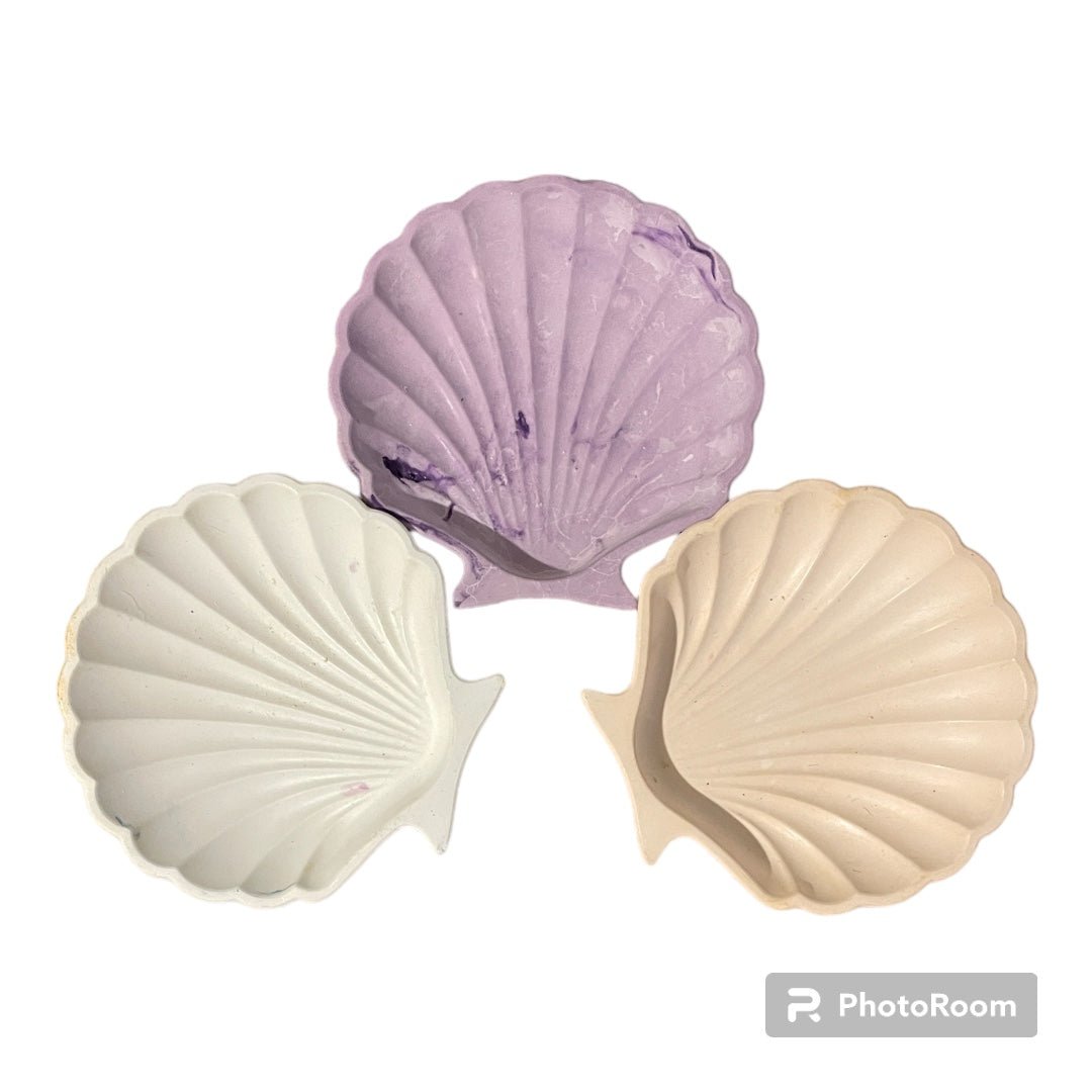 New In! Shell Shaped Trinket Tray - Jesmonite - AtelierCMXII